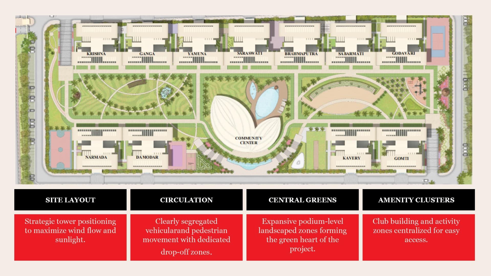 Aspire Golf Homes – Fab-Luxe Residences master site plan