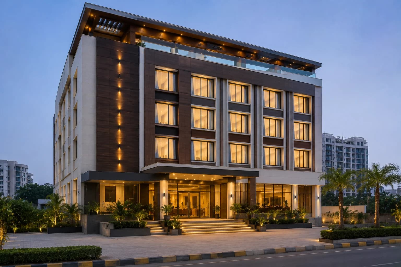Pre-Leased Hotel for Sale in Sector 135 Noida | 31 Rooms | ₹7.15L Rent | ₹16.5 Cr Investment Opportunity